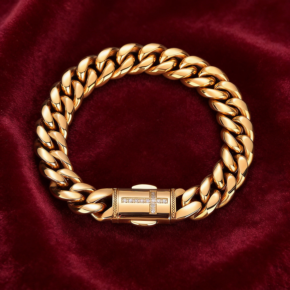 Cuban Link Chain 12Mm - Оптовая продажа: Модный браслет ESKEEM из