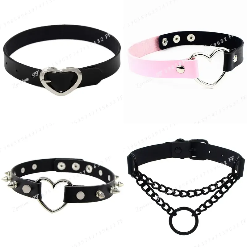 Харадзюку панк-рок готический  – обзор и цена Goth Punk Spike Choker