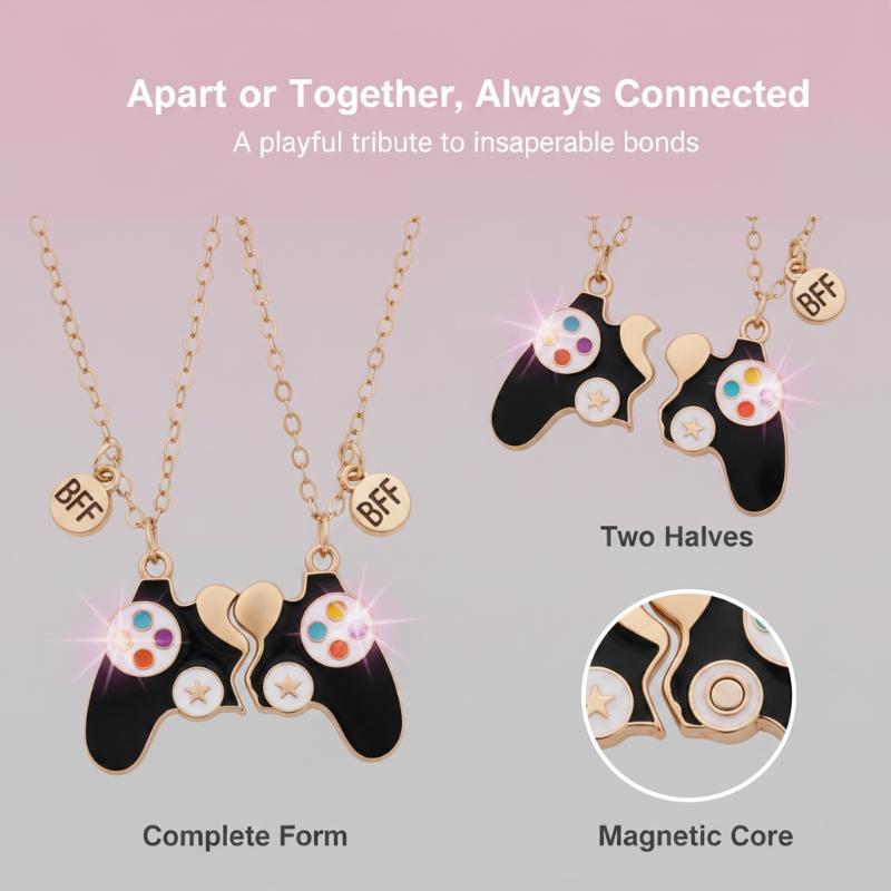 2 шт. Магнитные подвески в вид – обзор и цена Magnetic Couple Matching Necklaces