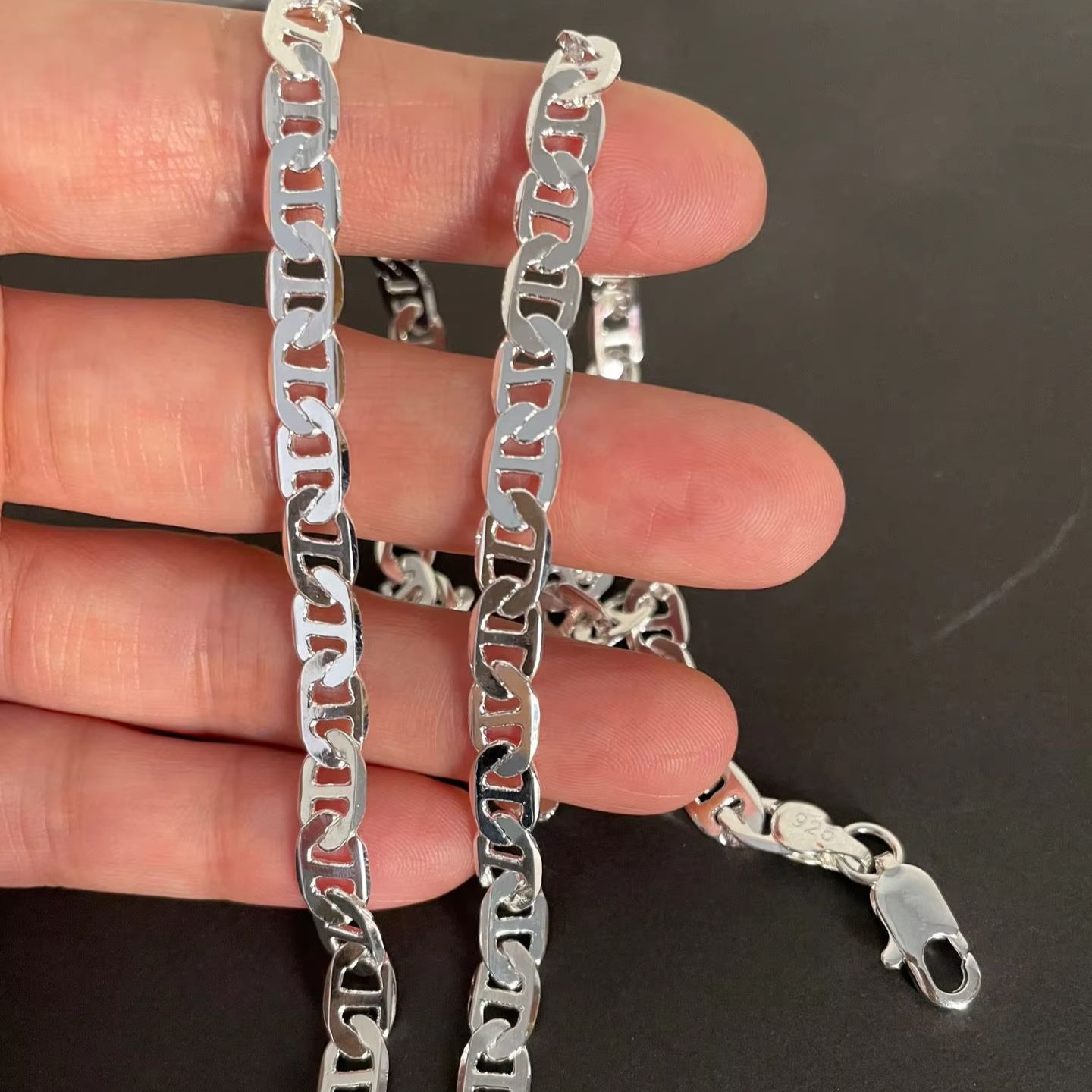 Ожерелье из стерлингового сере – обзор и цена Cuban Link Chain 12Mm