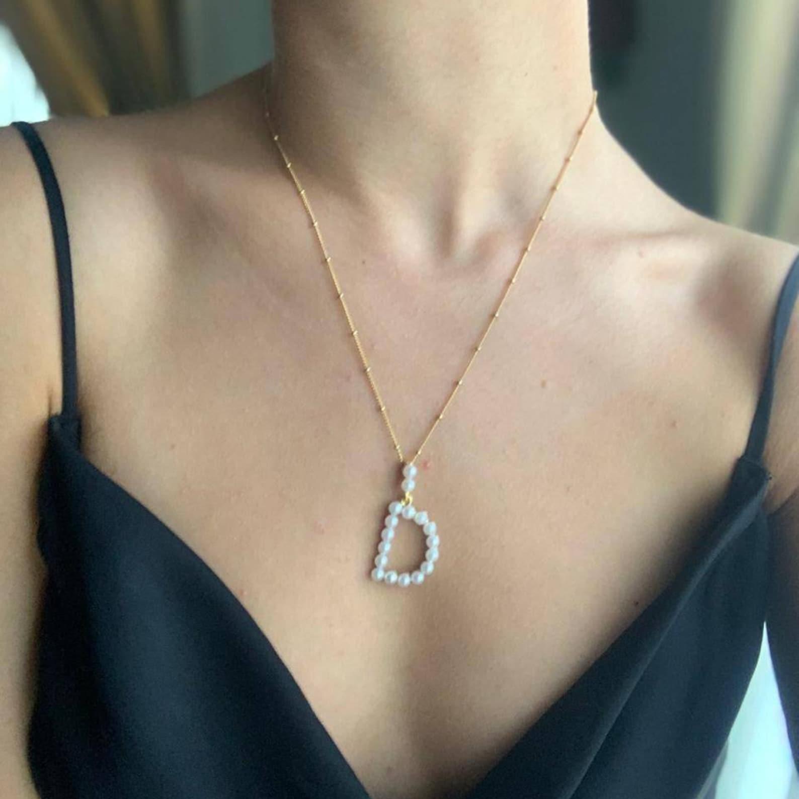 Жемчужное ожерелье с подвеской – обзор и цена Custom Name Necklace Stainless Steel