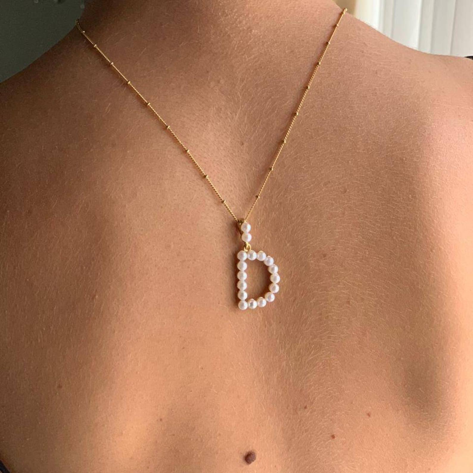 Жемчужное ожерелье с подвеской – обзор и цена Custom Name Necklace Stainless Steel