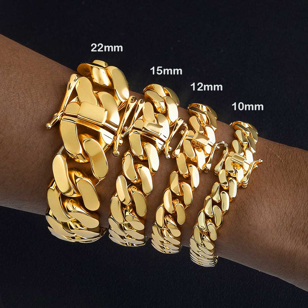 Оптовые латунные цепи Miami Cu – обзор и цена Cuban Link Chain 12Mm