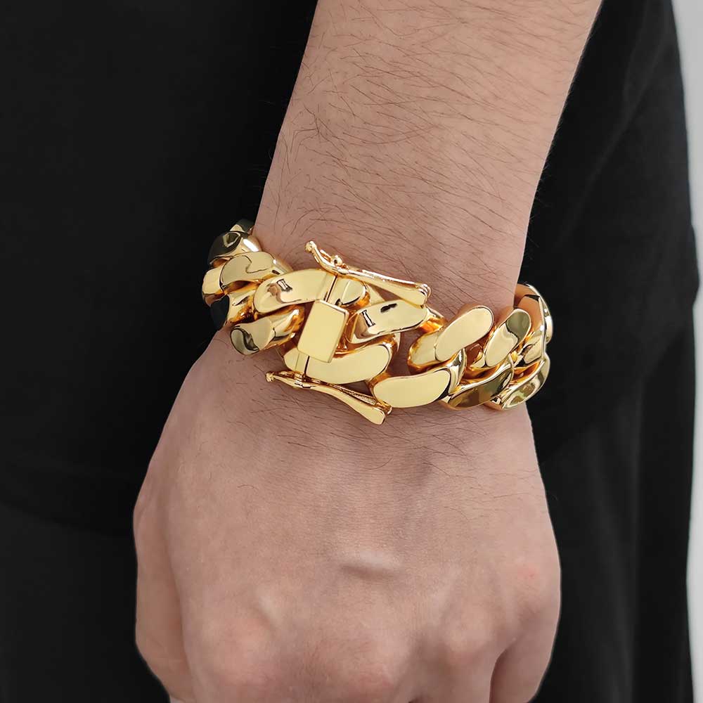 Оптовые латунные цепи Miami Cu – обзор и цена Cuban Link Chain 12Mm