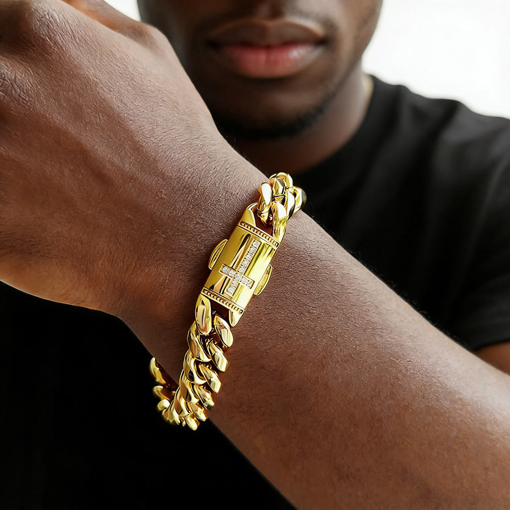 Оптовая продажа: Модный брасле – обзор и цена Cuban Link Chain 12Mm