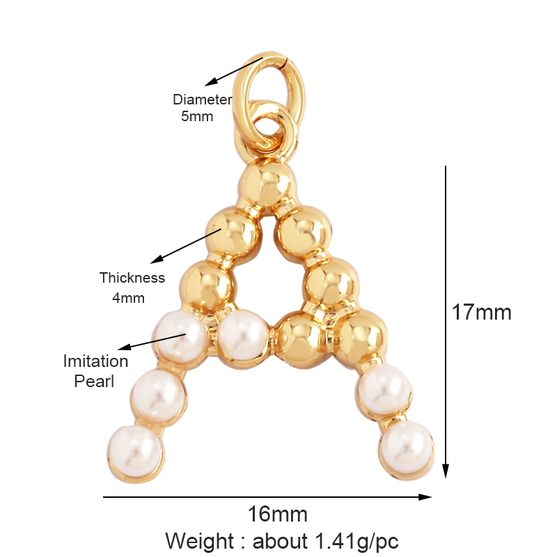 Модный простой искусственный ж – обзор и цена Initial Letter Necklace 18K Gold