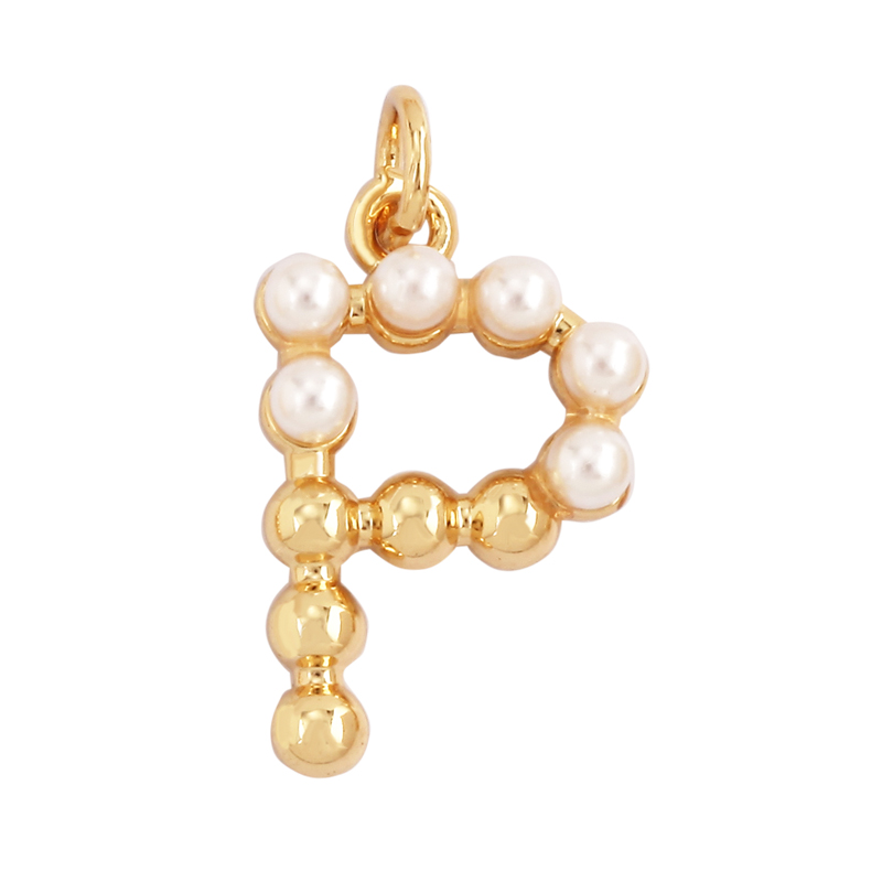 Модный простой искусственный ж – обзор и цена Initial Letter Necklace 18K Gold