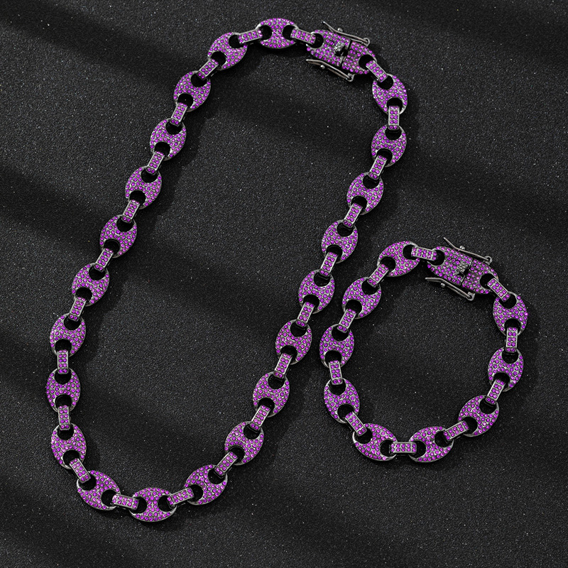 Мужчины Женщины Хип-Хоп 12 мм  – обзор и цена Cuban Link Chain 12Mm