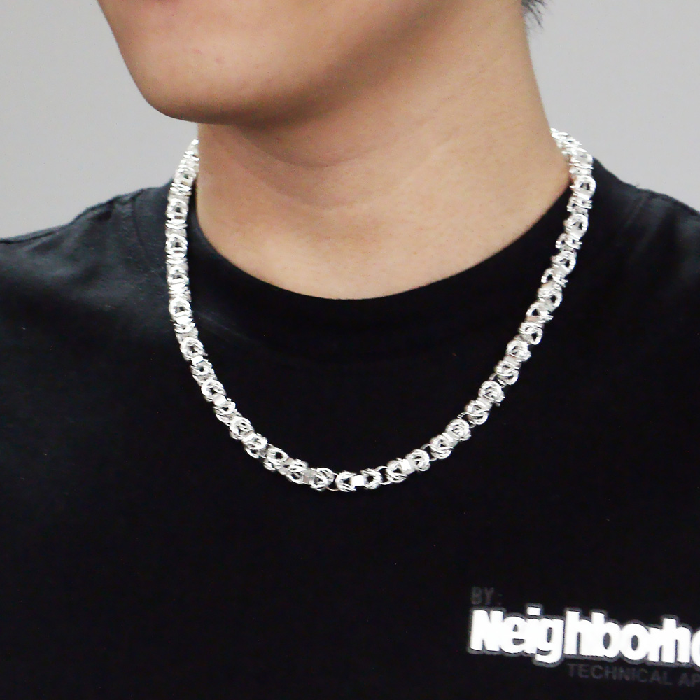 Серебряная цепочка-цепочка из  – обзор и цена 925 Sterling Silver Chain Necklace Men