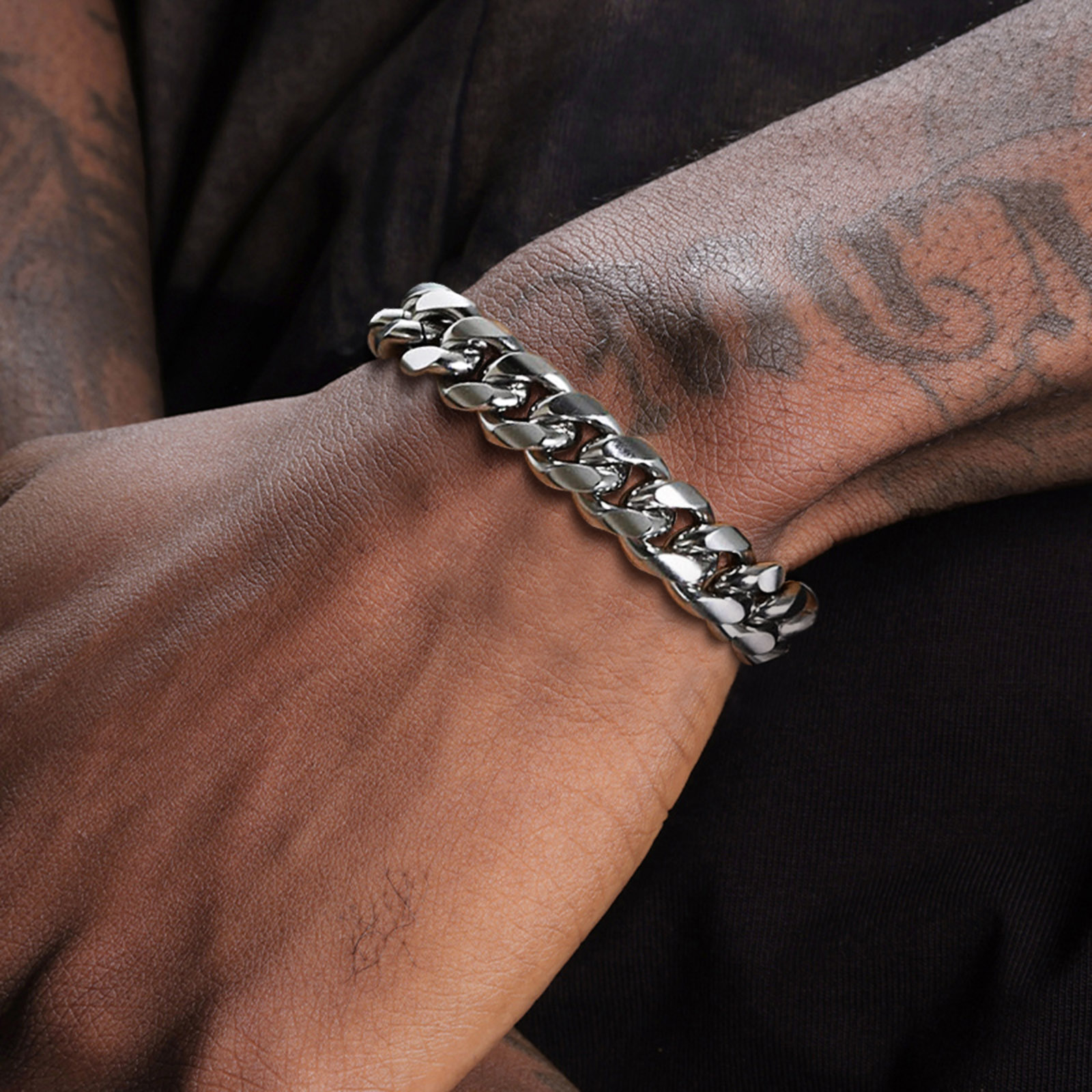 Мужской браслет с кубинской це – обзор и цена Cuban Link Chain 12Mm