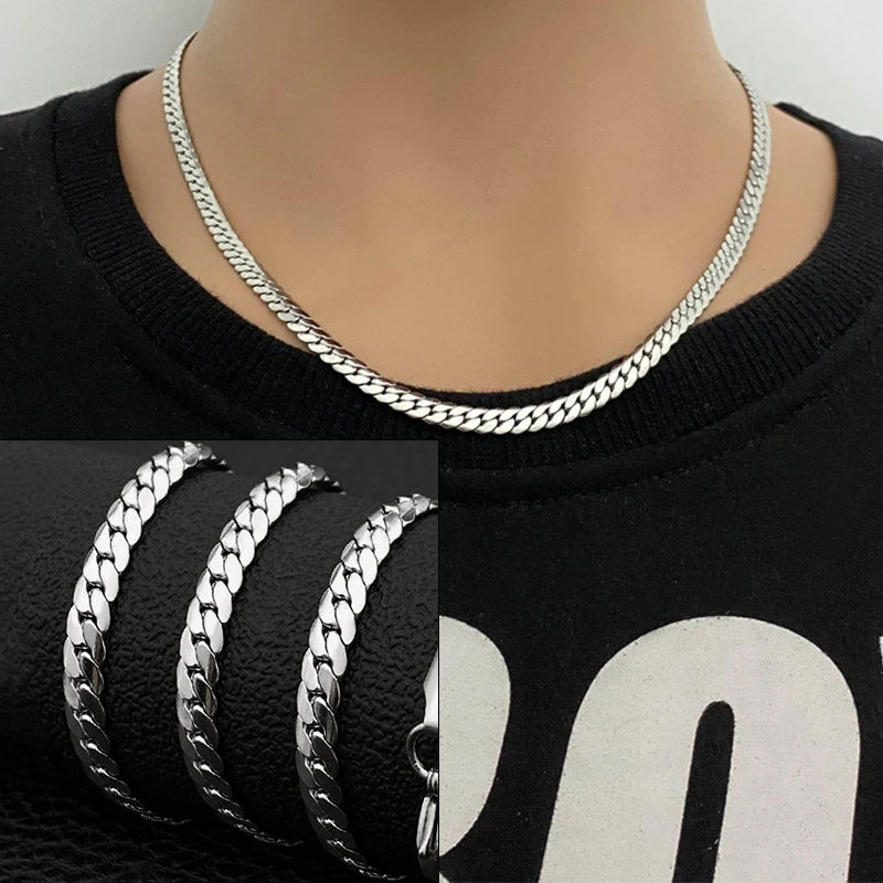 Мужская цепочка из серебра 925 – обзор и цена Cuban Link Chain 12Mm